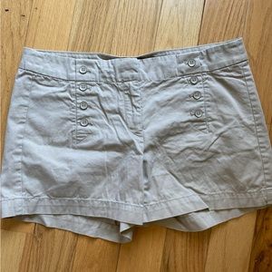 Size 8 Khaki Loft Shorts